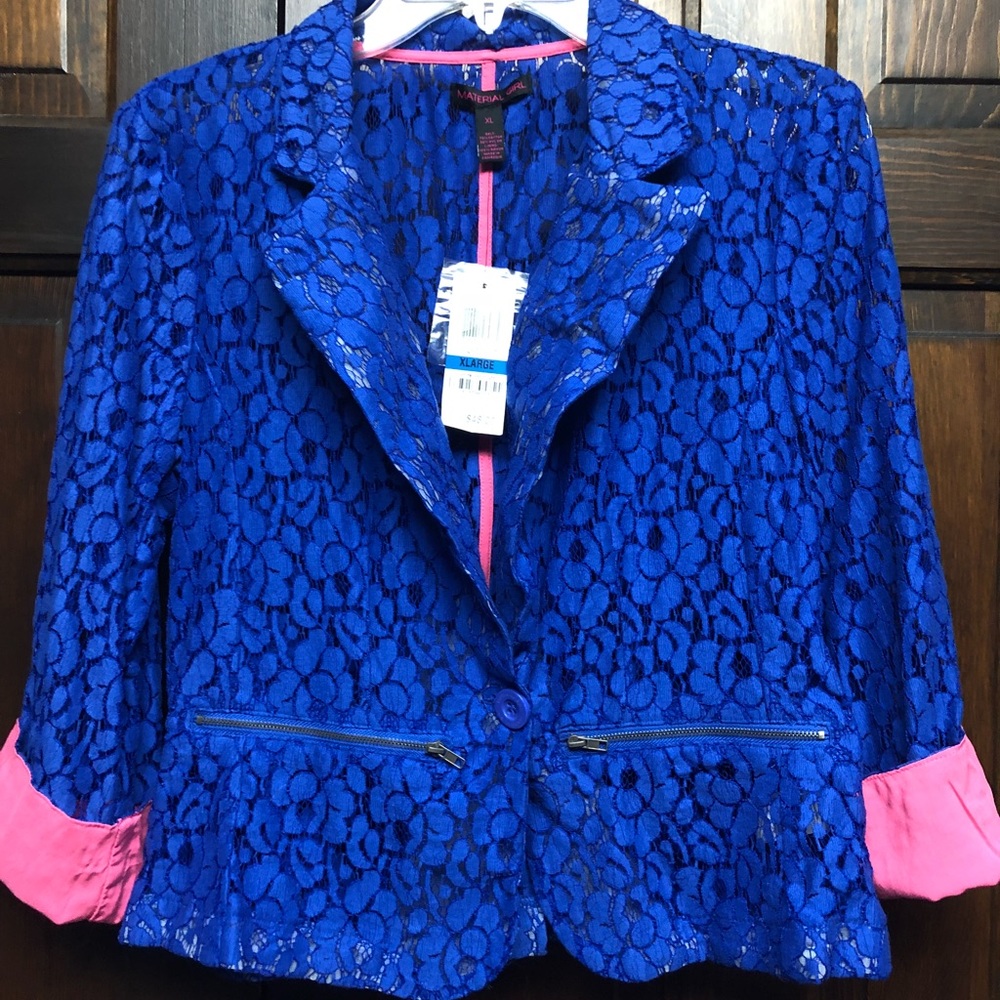 Blue Lace Blazer